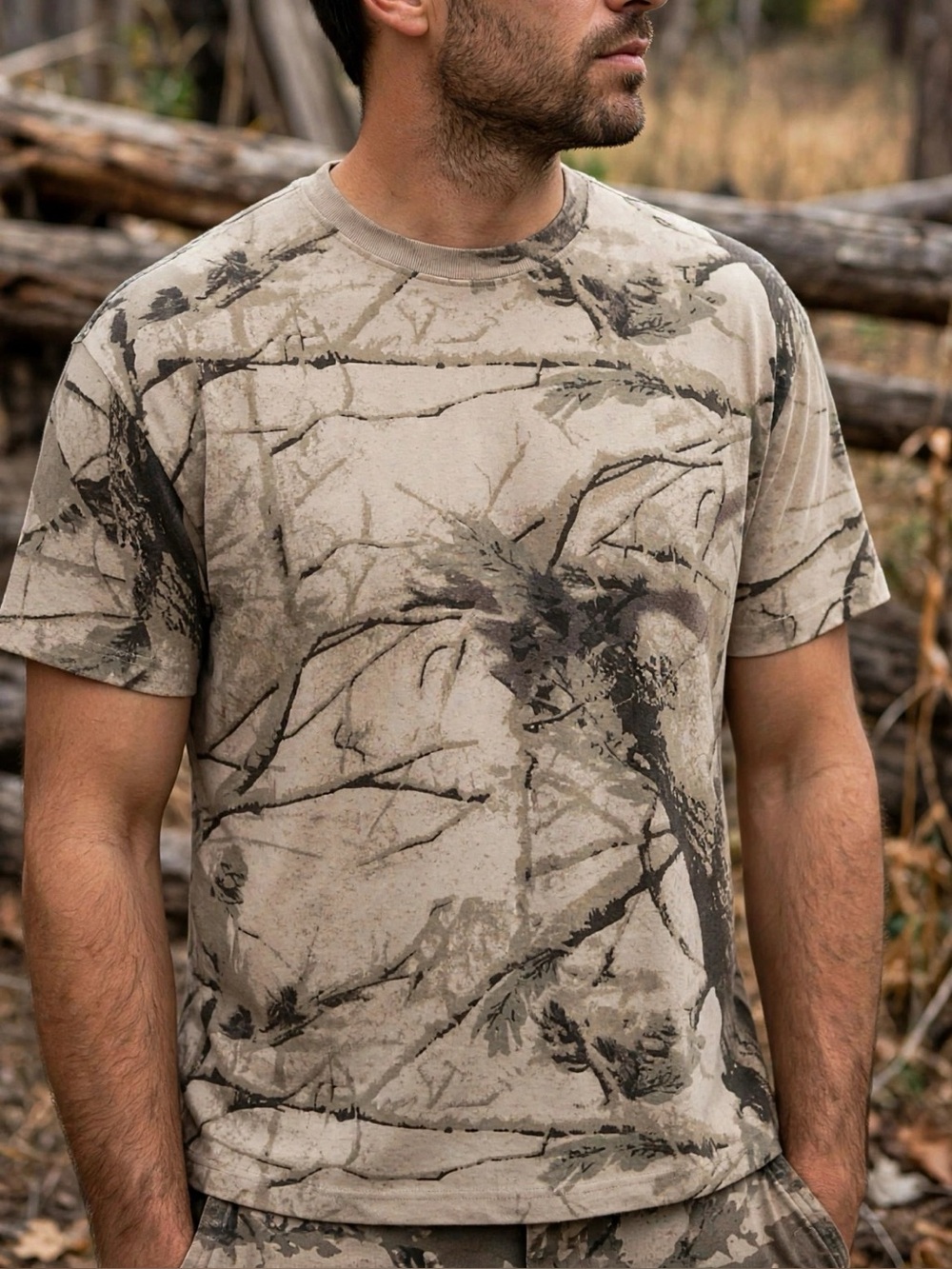 Reserved Supply Brand Oversized Camo T-Shirt size Small